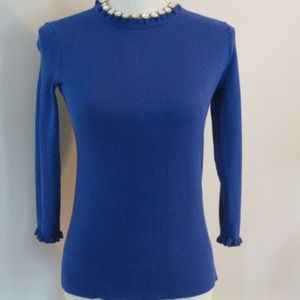 Kate spade ruffle neck sweater